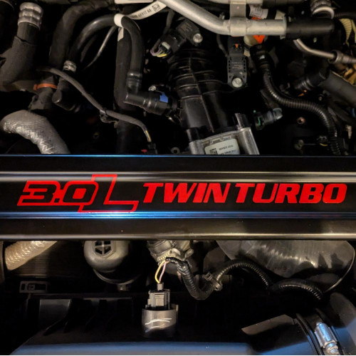 Sticker | Explorer ST| Underhood | Chassis Brace Sticker | Explorer ST| Underhood | Chassis Brace