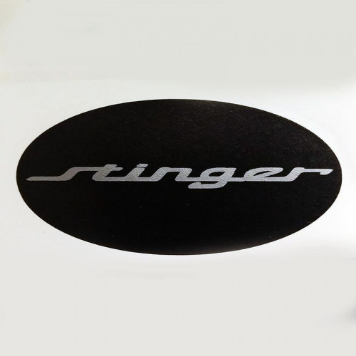 Sticker, Kia Stinger Emblem Overlays, GT, E, Stinger