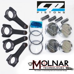 CP Pistons + Molnar Rods Kit | Shelf Design | Ford 2.3L | Forged 