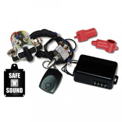 Safe-n-Sound Battery Disconnect | Remote Mount | Hidden Toggle | Key Fob | Single Function 