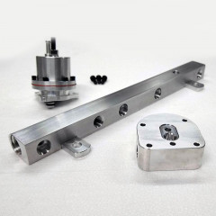 Fuel Rail - 2.3L High Flow - Billet Aluminum + FPR Adapter